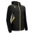 Tiamat Full Zip Hoody BLK/YEL M Teknisk hettejakke - Unisex 