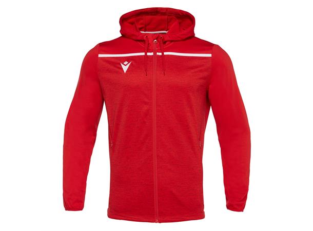 Aether Hoody Full Zip Top RED/WHT XXS Utgående modell 